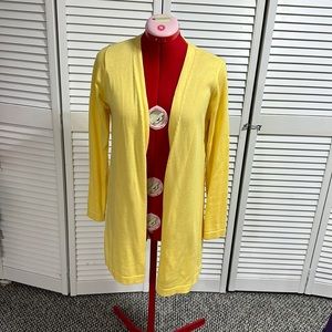 Kettlewell Aurelia long Cardi in lemonade, size medium